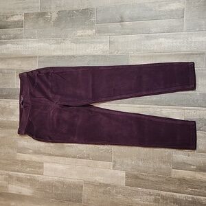 Gloria Vanderbilt brand velour jeggings